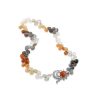 Collana con pietra di luna e diamanti
